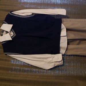 Boys sweater vest suit